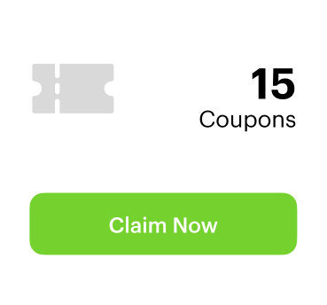 15 คูปอง — Claim Now